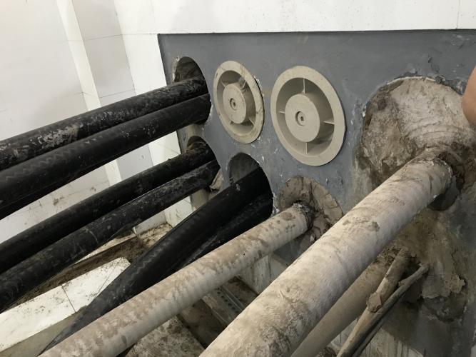 Cable seal in Suzhou Gaoding 110kv main substation project Cable seal in Suzhou Gaoding 110kv main substation project